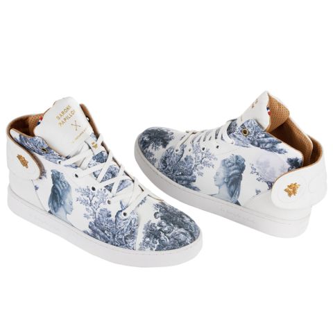 Baron papillon sneakers basket blanche footwear